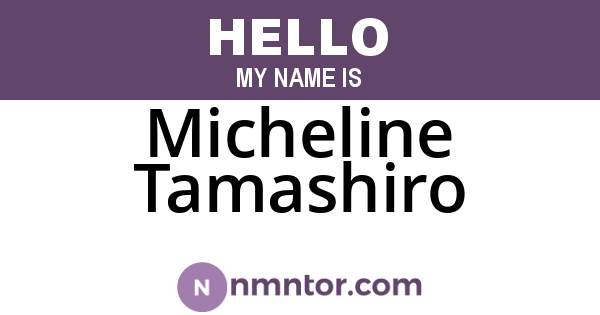 Micheline Tamashiro