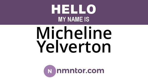 Micheline Yelverton