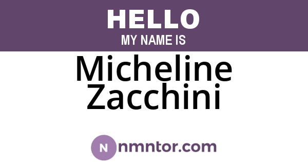 Micheline Zacchini
