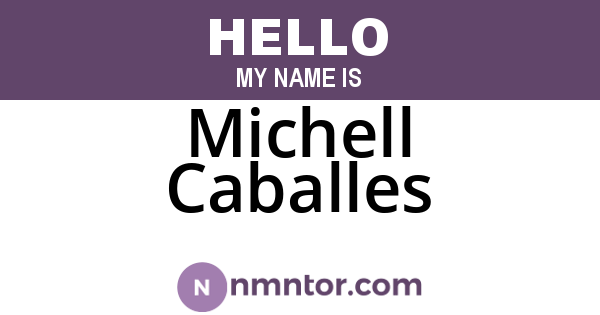 Michell Caballes