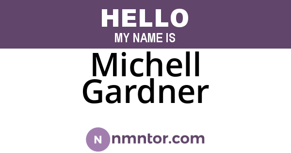 Michell Gardner