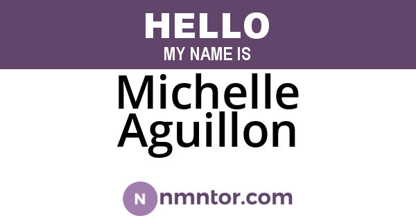 Michelle Aguillon