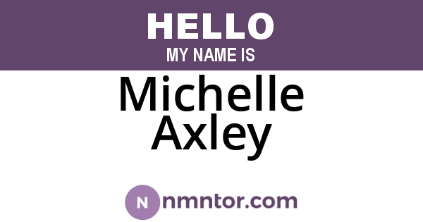 Michelle Axley