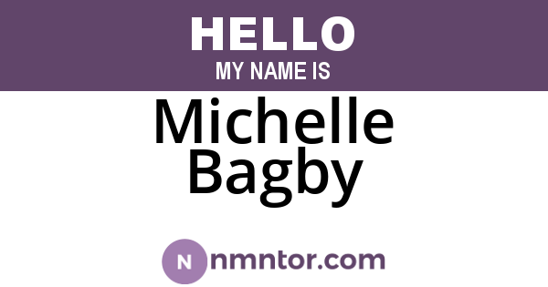 Michelle Bagby
