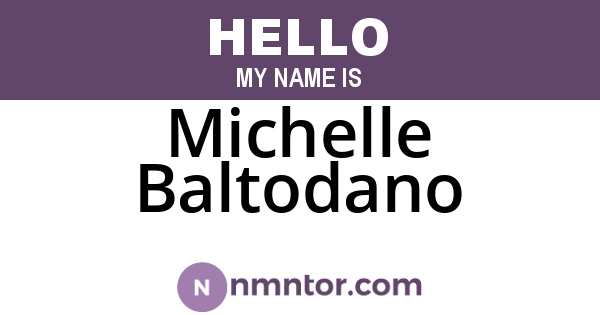 Michelle Baltodano