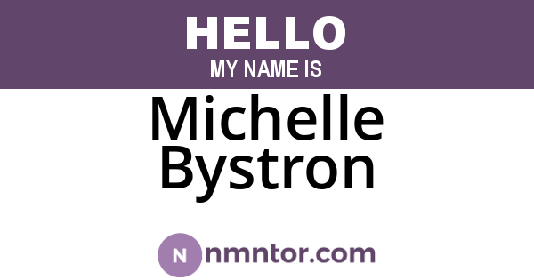 Michelle Bystron