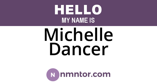 Michelle Dancer