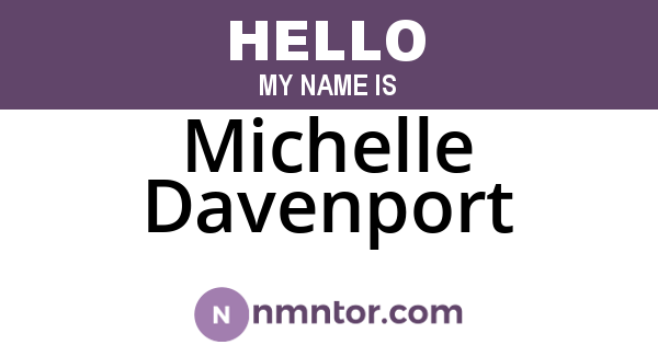 Michelle Davenport