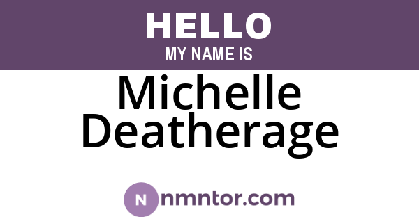Michelle Deatherage
