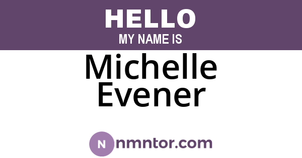 Michelle Evener