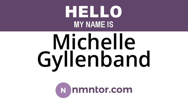 Michelle Gyllenband