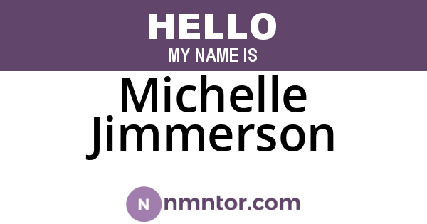 Michelle Jimmerson