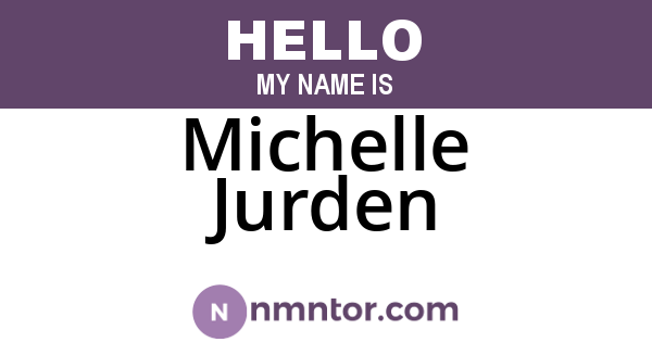 Michelle Jurden