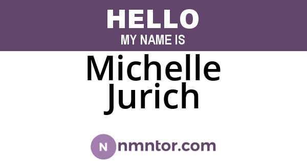 Michelle Jurich