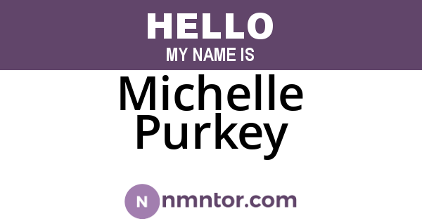 Michelle Purkey