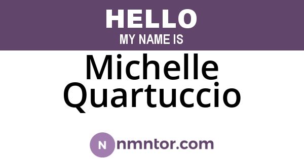 Michelle Quartuccio