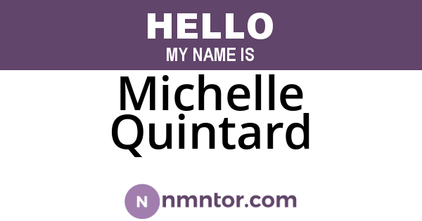 Michelle Quintard