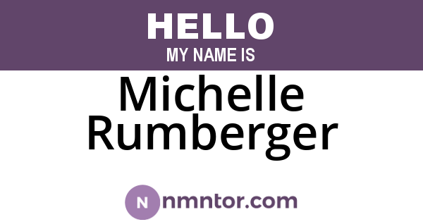 Michelle Rumberger