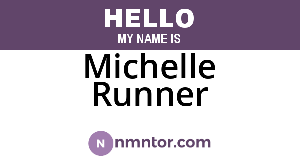 Michelle Runner