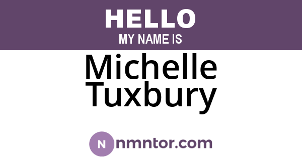 Michelle Tuxbury