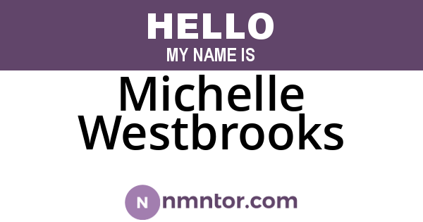 Michelle Westbrooks