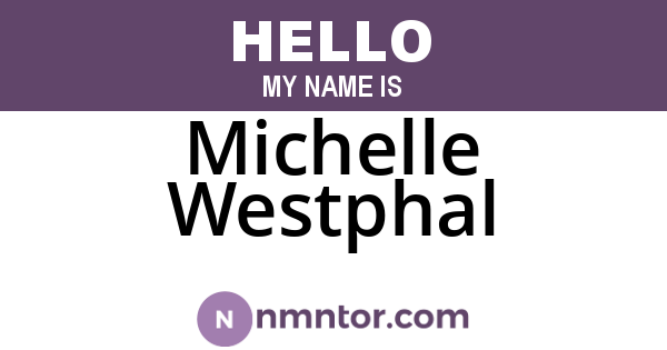 Michelle Westphal