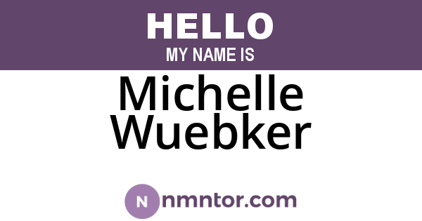 Michelle Wuebker