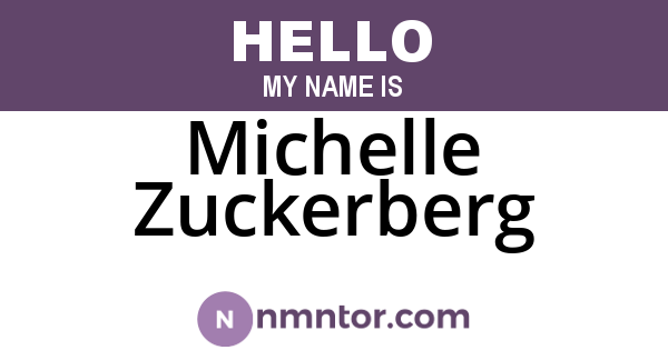 Michelle Zuckerberg