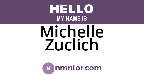 Michelle Zuclich