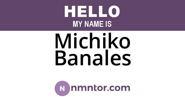 Michiko Banales