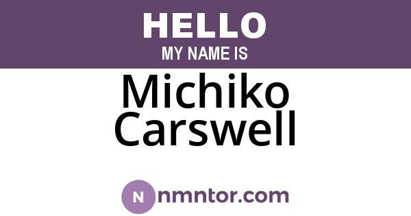 Michiko Carswell