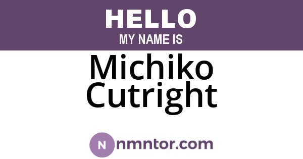 Michiko Cutright