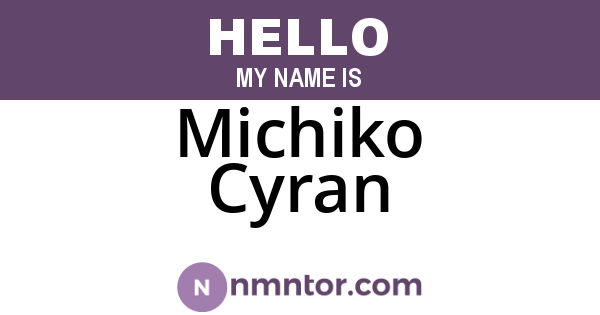 Michiko Cyran