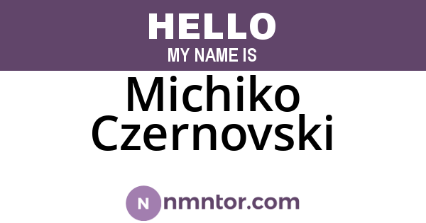 Michiko Czernovski