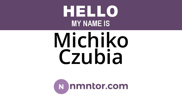 Michiko Czubia