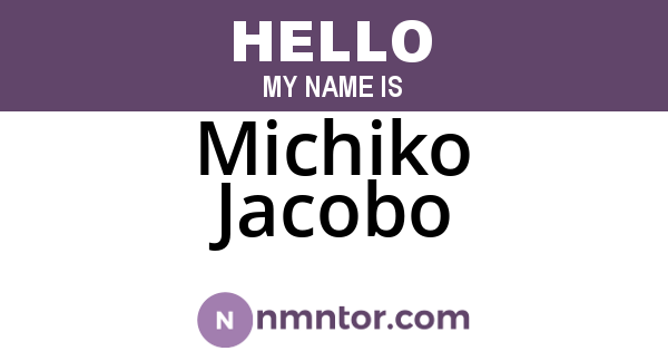 Michiko Jacobo