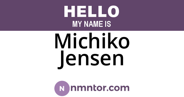 Michiko Jensen