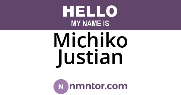 Michiko Justian