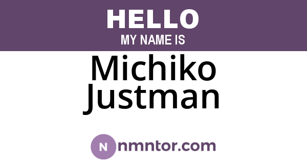 Michiko Justman