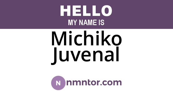 Michiko Juvenal