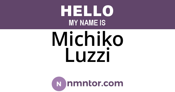 Michiko Luzzi
