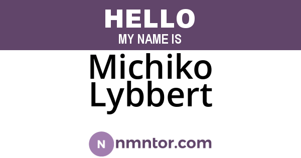 Michiko Lybbert