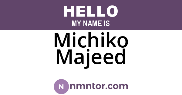 Michiko Majeed