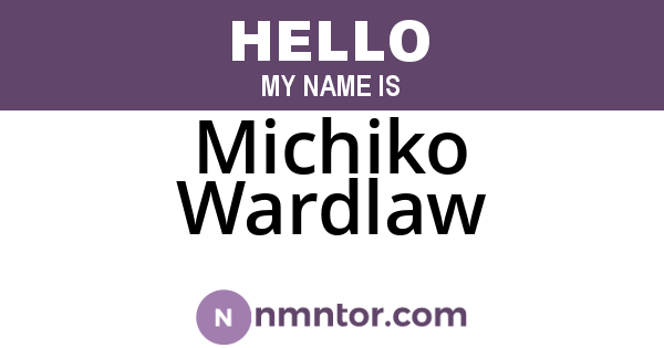 Michiko Wardlaw