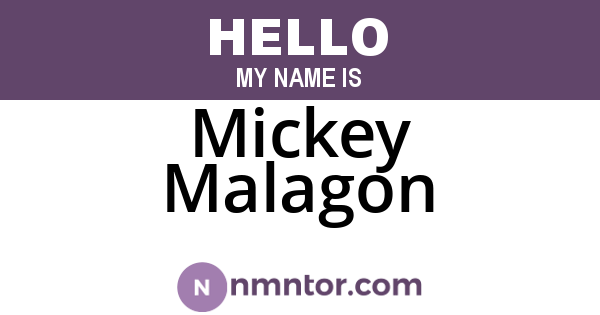 Mickey Malagon