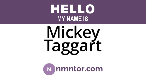 Mickey Taggart