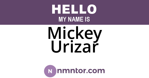 Mickey Urizar