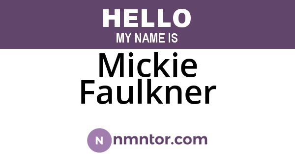Mickie Faulkner