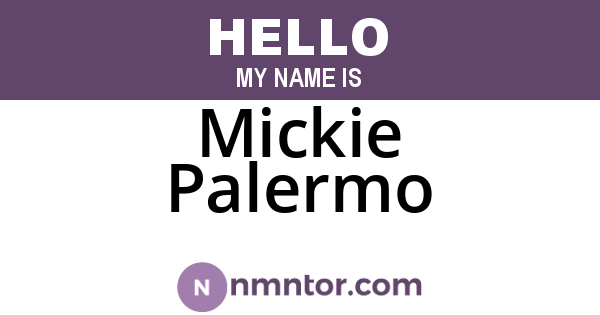 Mickie Palermo