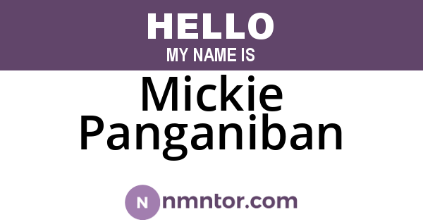 Mickie Panganiban